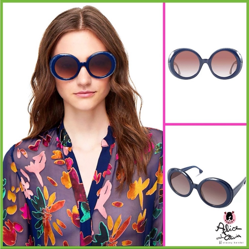Alice + Olivia Glitter sunglasses